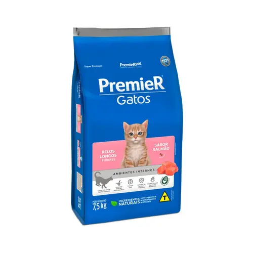 PREMIER GATOS FILHOTES PELOS LONGOS SALMÃO