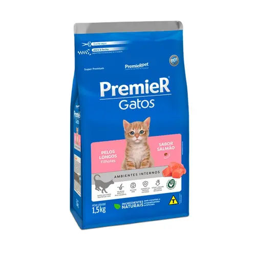 PREMIER GATOS FILHOTES PELOS LONGOS SALMÃO