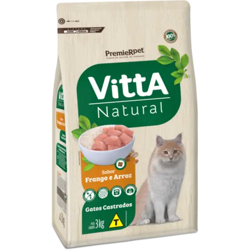 VITTA NATURAL GATOS CASTRADOS FRANGO