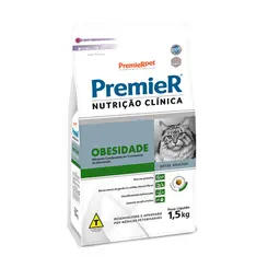 PREMIER NUTRICAO CLINICA GATOS OBESIDADE 1,5KG