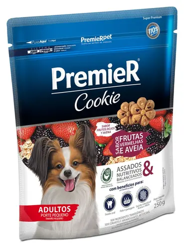 PREMIER COOKIE FRUTAS VERMELHAS RAÇAS PEQUENAS