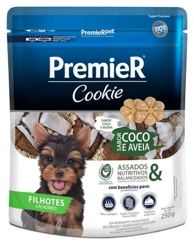 PREMIER COOKIE COCO E AVEIA FILHOTE