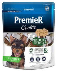 PREMIER COOKIE COCO E AVEIA FILHOTE 250G