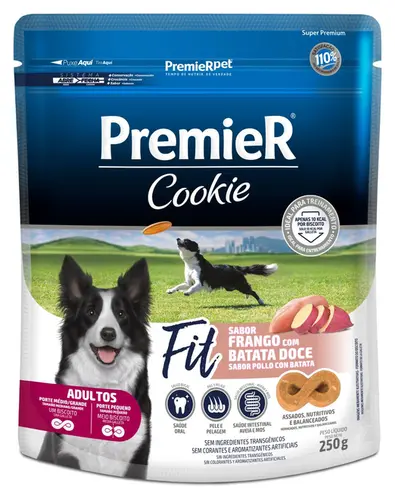 PREMIER COOKIE FIT FRANGO C/ BATATA DOCE