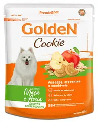 GOLDEN COOKIE MAÇA & AVEIA ADULTO PEQ PORTE 350G