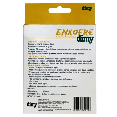 DIMY ENXOFRE 30G