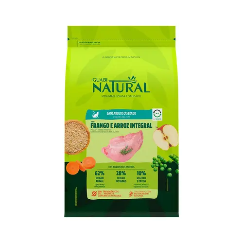 GUABI NATURAL GATO CASTRADO FRANGO
