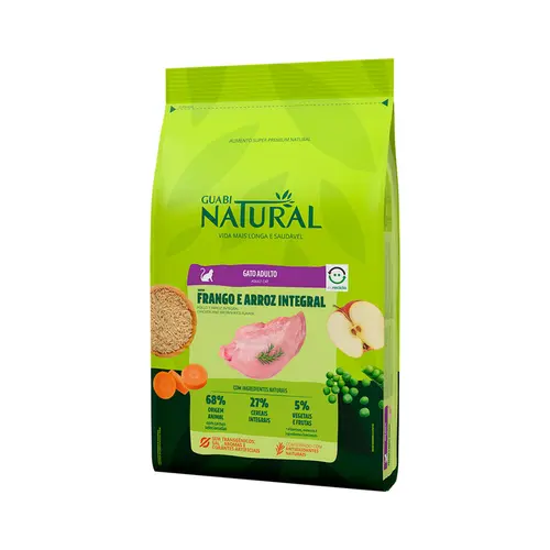 GUABI NATURAL GATO ADULTO FRANGO 7,5KG