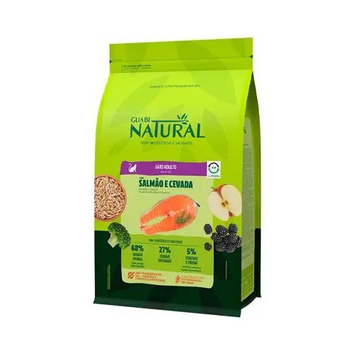 GUABI NATURAL GATO ADULTO SALMÃO