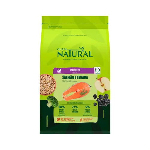 GUABI NATURAL GATO ADULTO SALMÃO