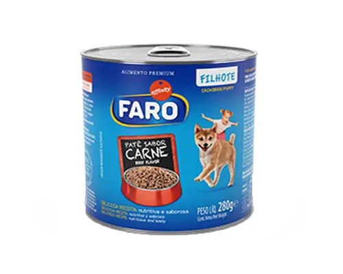 FARO LATA FILHOTE CARNE