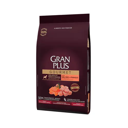 GRAN PLUS GOURMET SALMÃO ADULTO