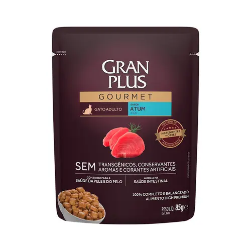 GRAN PLUS SACHÊ GATO GOURMET ATUM