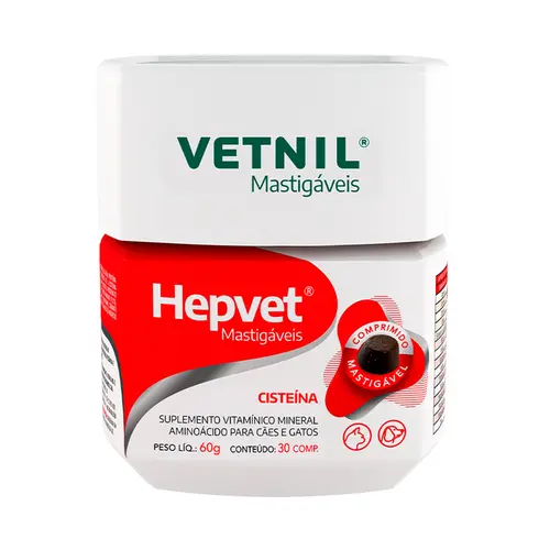 HEPVET MASTIGAVEL 30 COMPRIMIDOS