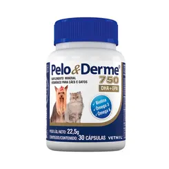 PELO E DERME 750MG 30 COMPRIMIDOS
