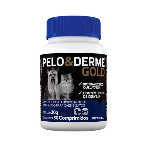 PELO E DERME GOLD 30 COMPRIMIDOS
