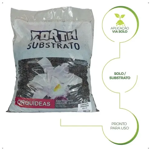 FORTH SUBSTRATO ORQUIDEAS CASCA DE PINUS + FIBRA DE COCO 4KG