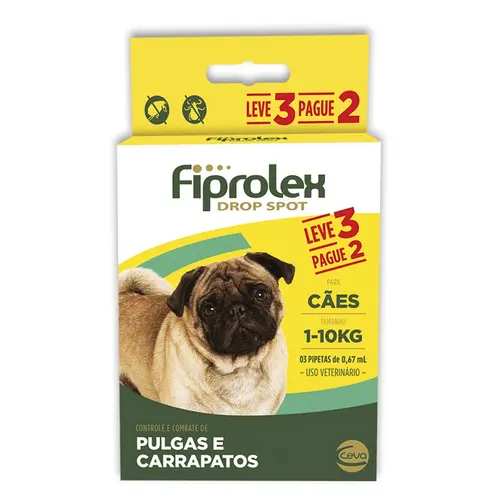 FIPROLEX ATÉ 10KG 1 PIPETA