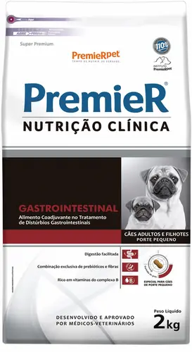 PREMIER NUTRIÇÃO CLINICA GASTROINTESTINAL PEQ PORTE
