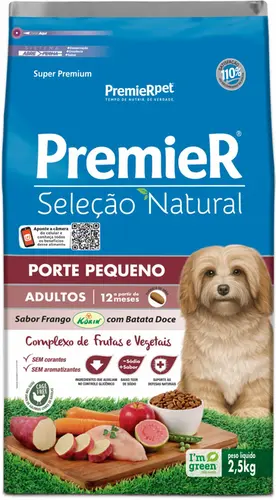PREMIER SELEÇÃO NATURAL BATATA DOCE RAÇAS PEQUENAS ADULTO 1KG