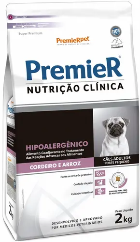 PREMIER NUTRIÇÃO CLINICA HIPO CORDEIRO PEQ PORTE 2KG