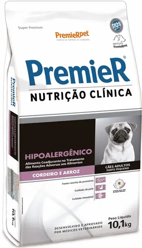 PREMIER NUTRIÇÃO CLINICA HIPO CORDEIRO PEQ PORTE