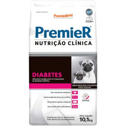 PREMIER NUTRIÇÃO CLINICA DIABETICOS PEQ PORTE