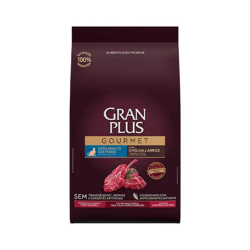 GRAN PLUS GOURMET GATO CASTRADO OVELHA