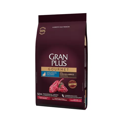 GRAN PLUS GOURMET GATO CASTRADO OVELHA