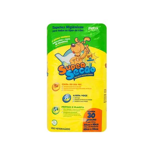 SUPER SECÃO TAPETE HIGIENICO 30 UNIDADES