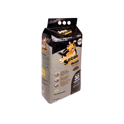 SUPER SECÃO TAPETE HIGIENICO BLACK 30 UNIDADES