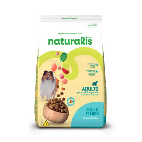 NATURALIS FRANGO E PERU ADULTO