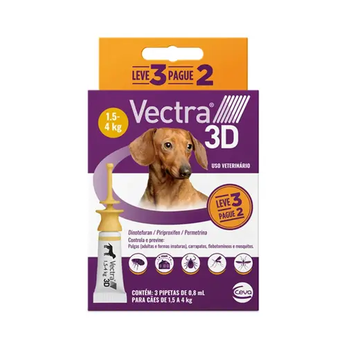 VECTRA 3D 1,5 A 4KG 3 PIPETAS