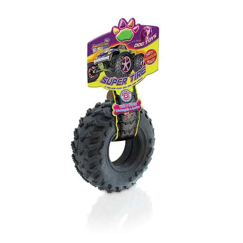 AMERICAN PET‘S PNEU BORRACHA PRETO MACICO P 105MM