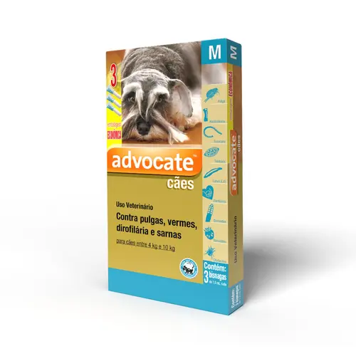 ADVOCATE CÃES 4-10KG 1.0ML