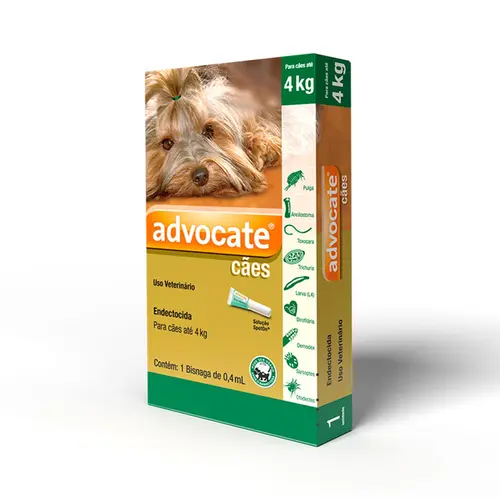ADVOCATE CÃES 1-4KG 0.4ML COMBO LEVE 3 PAGUE 2