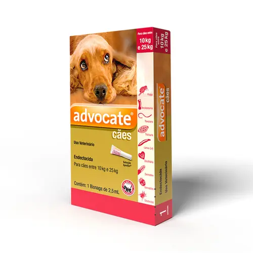 ADVOCATE CÃES 10-25KG 2.5ML COMBO LEVE 3 PAGUE 2