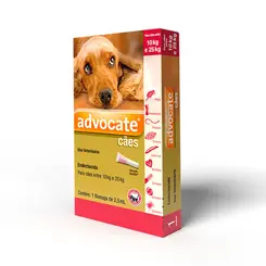 ADVOCATE CÃES 10-25KG 2.5ML COMBO LEVE 3 PAGUE 2 1 PIPETA