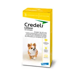 CREDELI 56,5MG 1,3KG A 2,5KG 3 COMPRIMIDOS