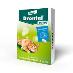 DRONTAL GATOS 4 COMPRIMIDOS