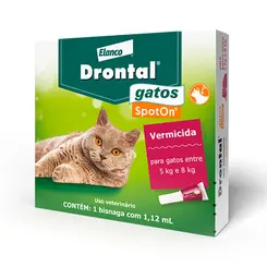 DRONTAL SPOT ON 5KG A 8KG 1 BISNAGA