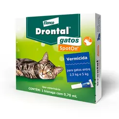 DRONTAL SPOT ON 2,5KG A 5KG 1 BISNAGA