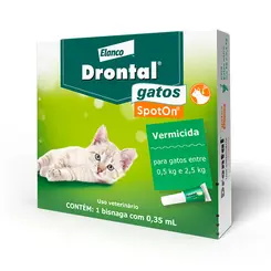 DRONTAL SPOT ON 0,5KG A 2,5KG 1 BISNAGA