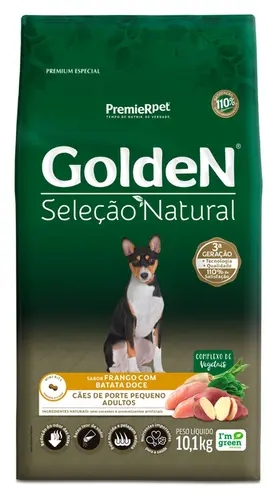GOLDEN SELEÇÃO NATURAL BATATA DOCE MINIBITS ADULTO