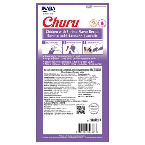 CHURU CAT GALINHA C/ CAMARÃO 56G