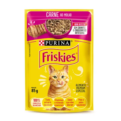 FRISKIES SACHE CARNE 85G