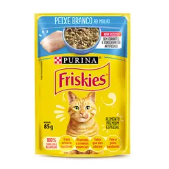 FRISKIES SACHE PEIXE BRANCO 85G