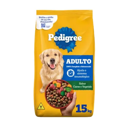 PEDIGREE ADULTO CARNE E VEGETAIS