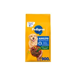 PEDIGREE ADULTO CARNE E VEGETAIS 900G