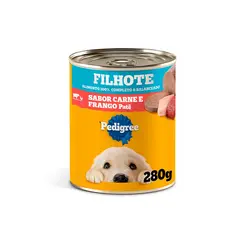 PEDIGREE LATA CARNE E FRANGO FILHOTE PATE 280G